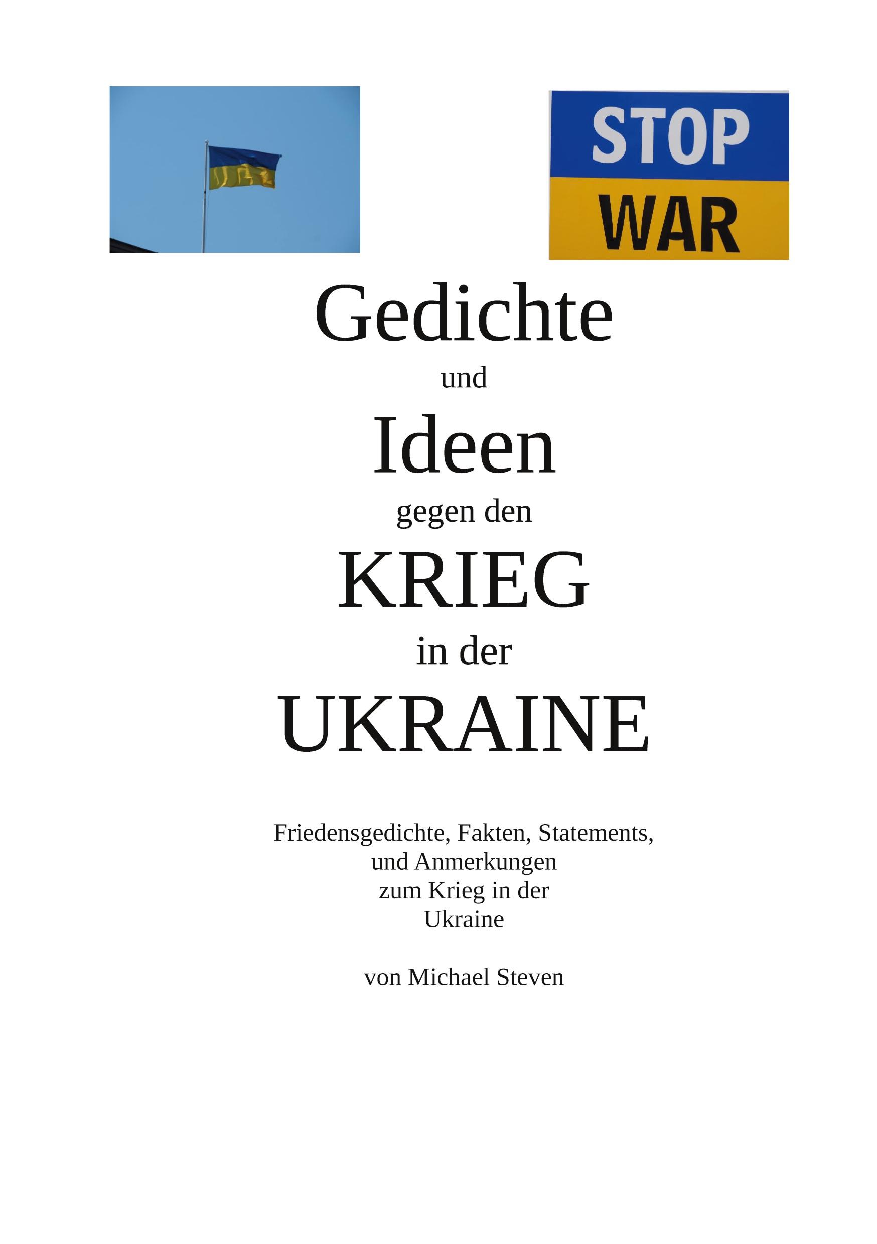 Gedichte und Ideen gegen den Krieg in der Ukraine