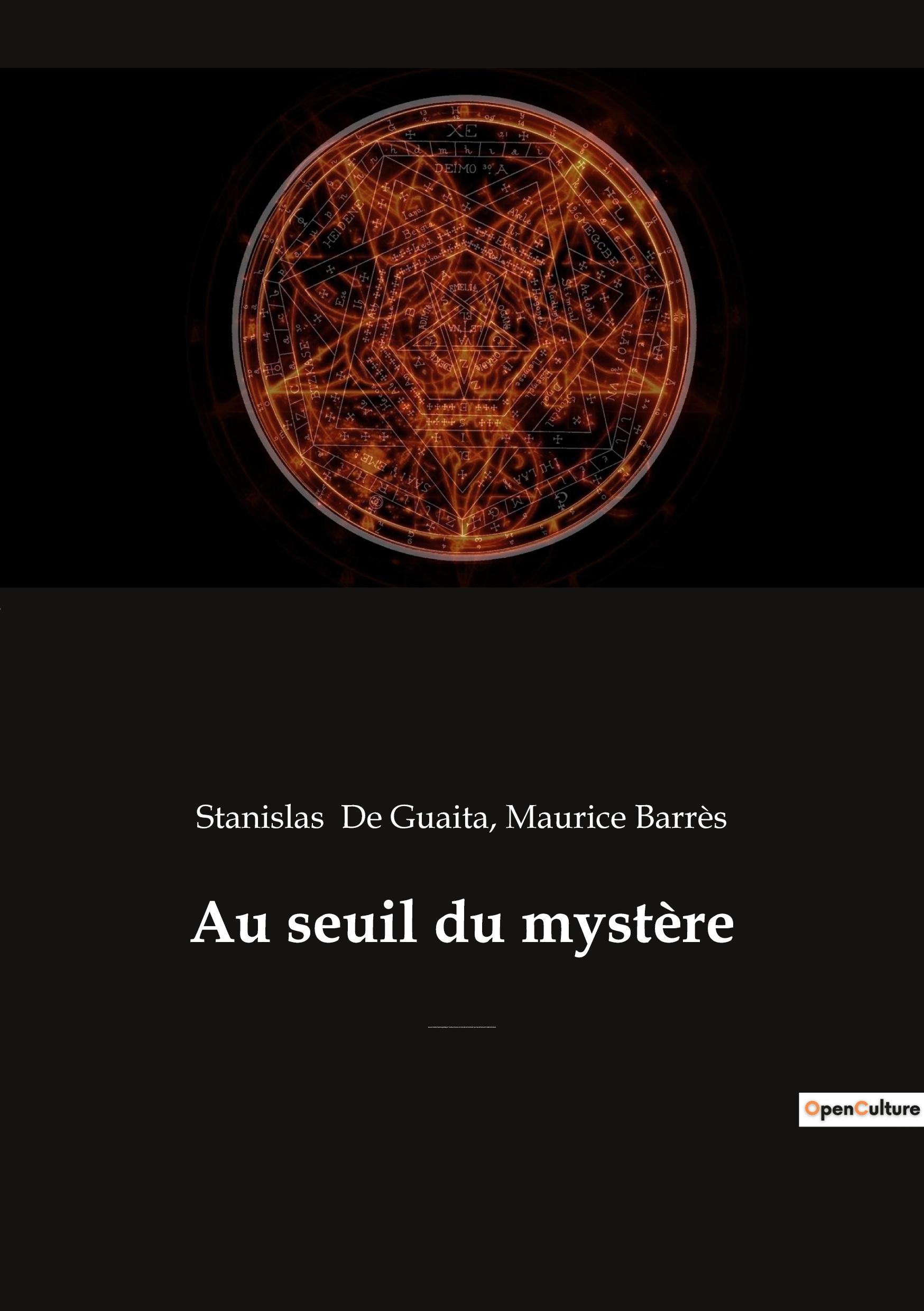 Au seuil du mystère