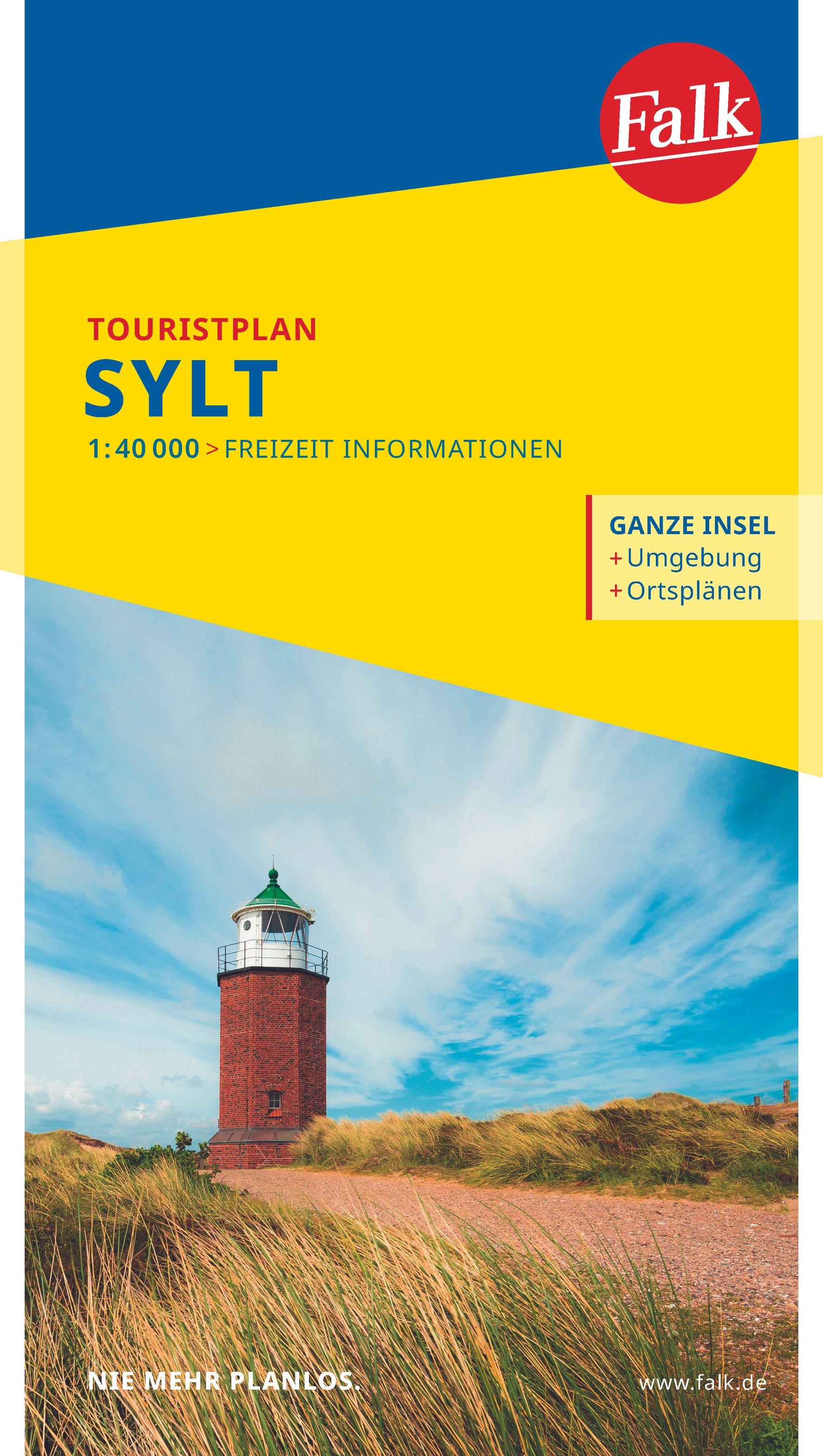 Falk Touristplan Sylt 1:40.000