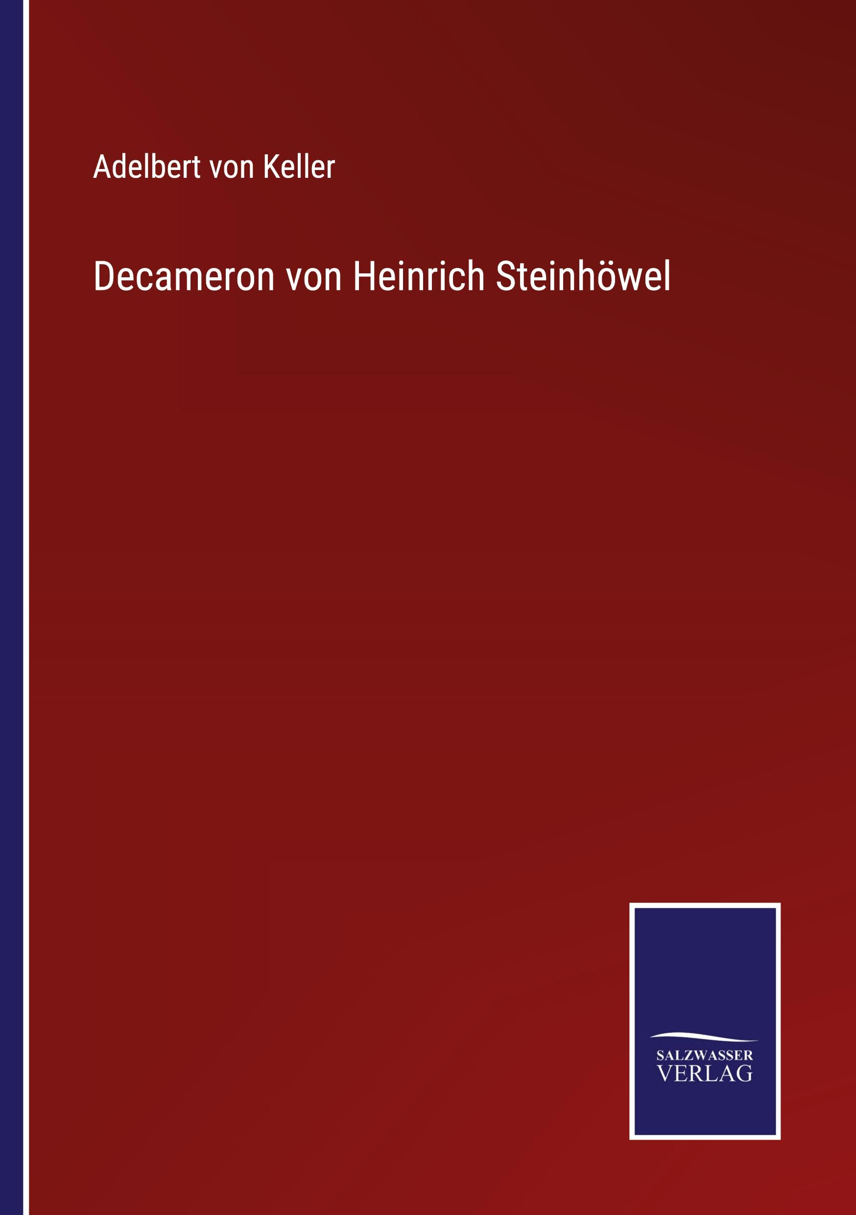 Decameron von Heinrich Steinhöwel