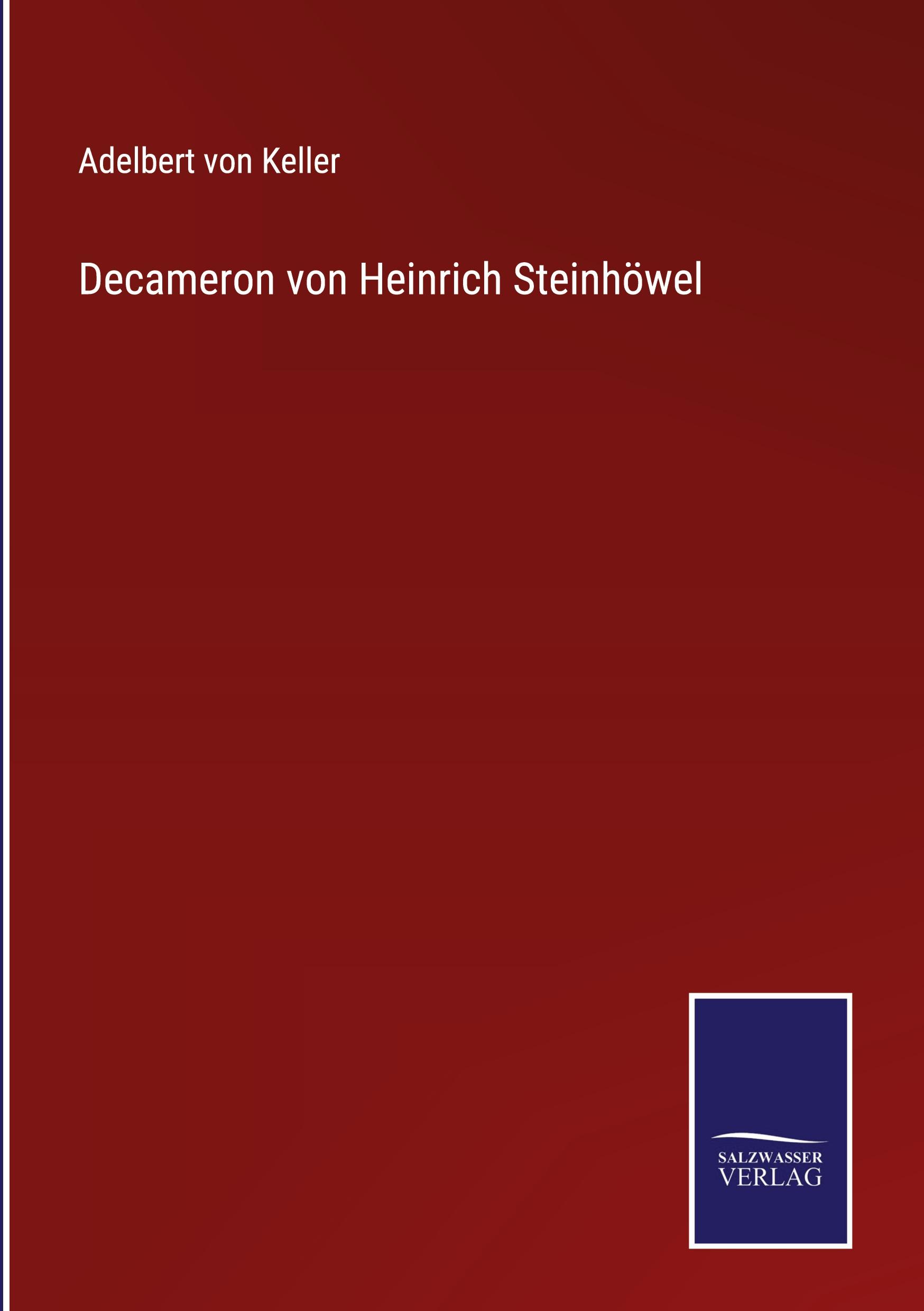 Decameron von Heinrich Steinhöwel