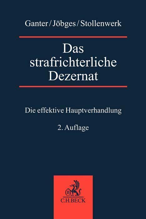 Das strafrichterliche Dezernat