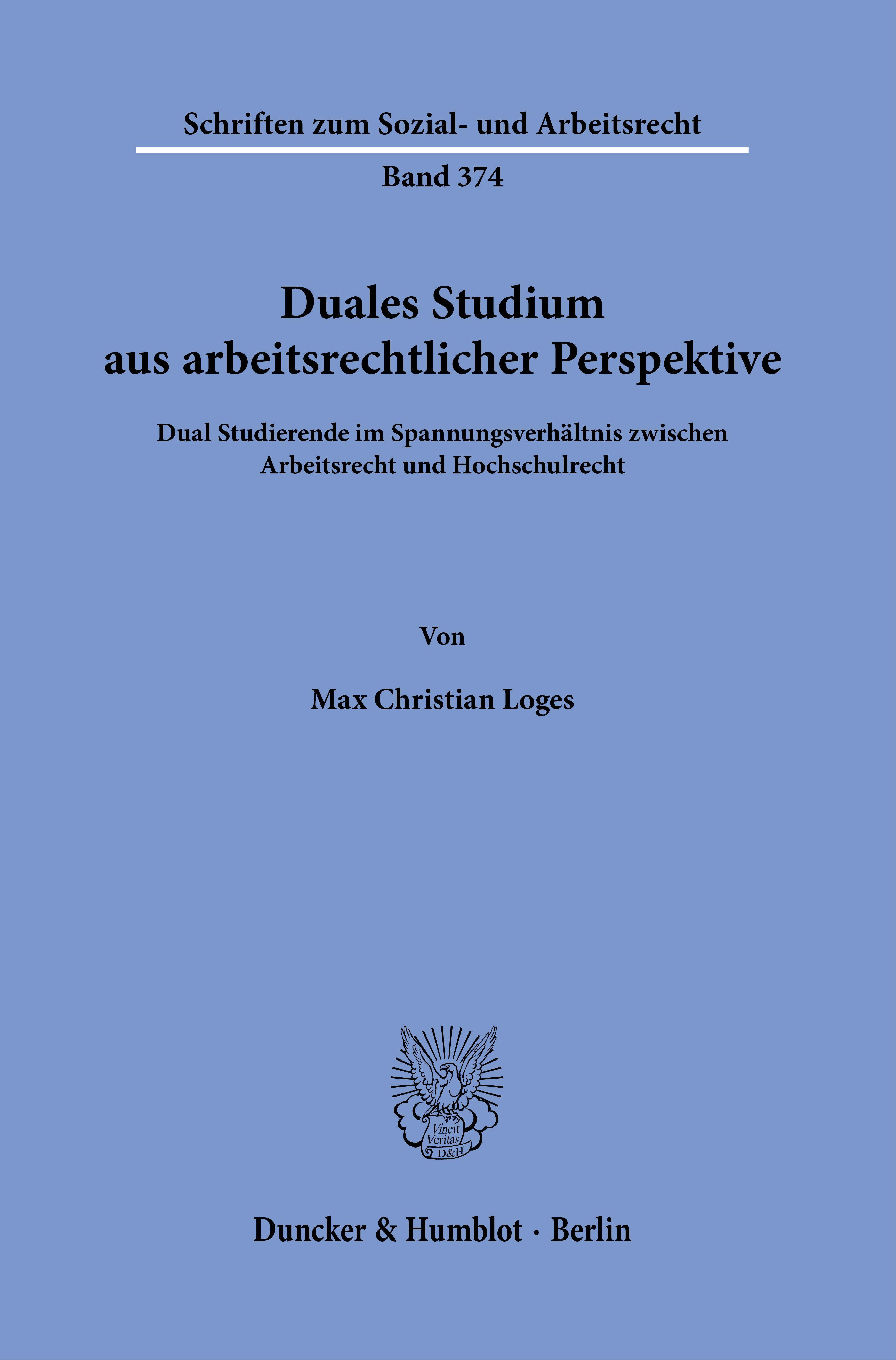 Duales Studium aus arbeitsrechtlicher Perspektive