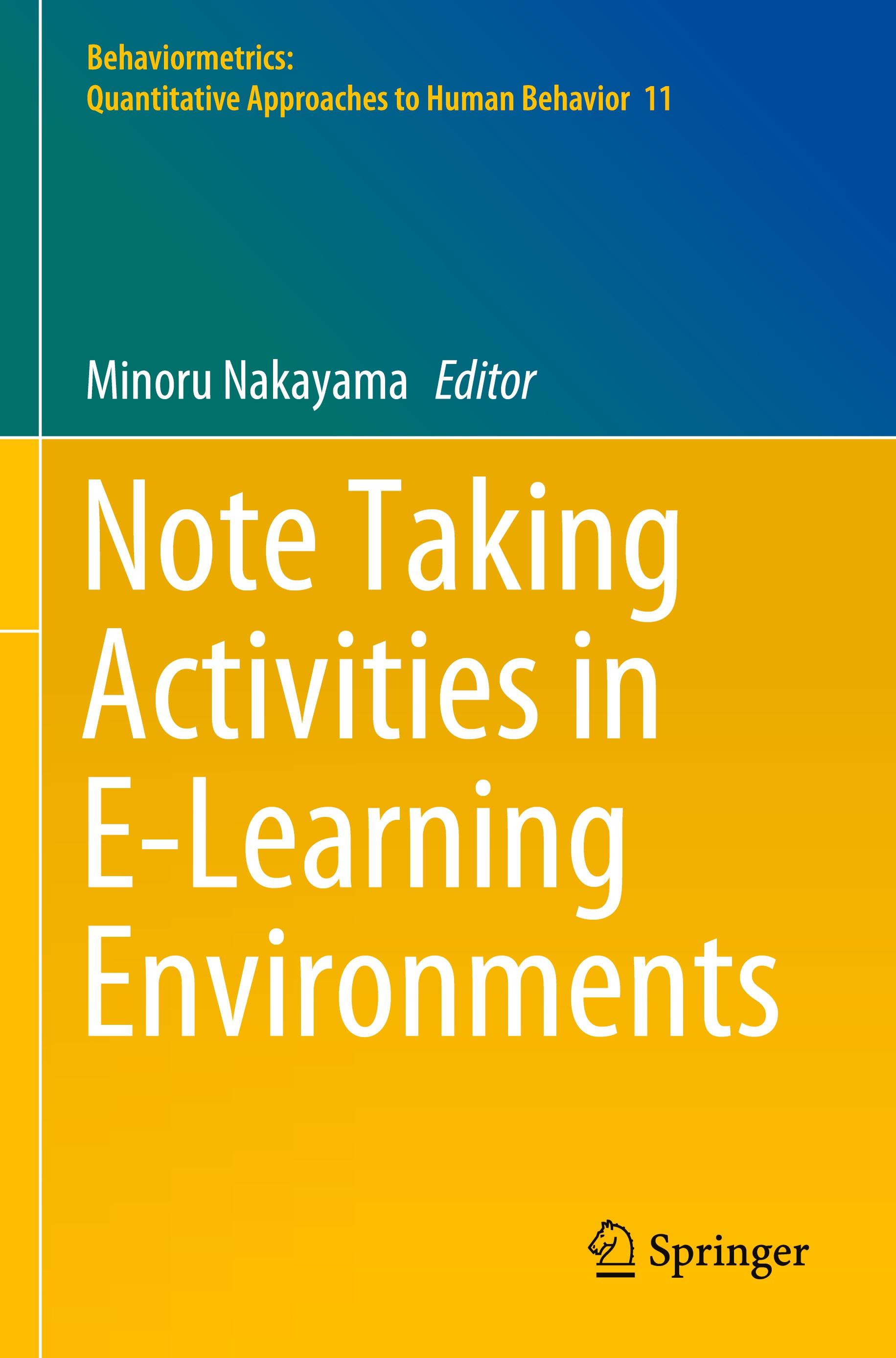 Note Taking Activities in E-Learning Environments