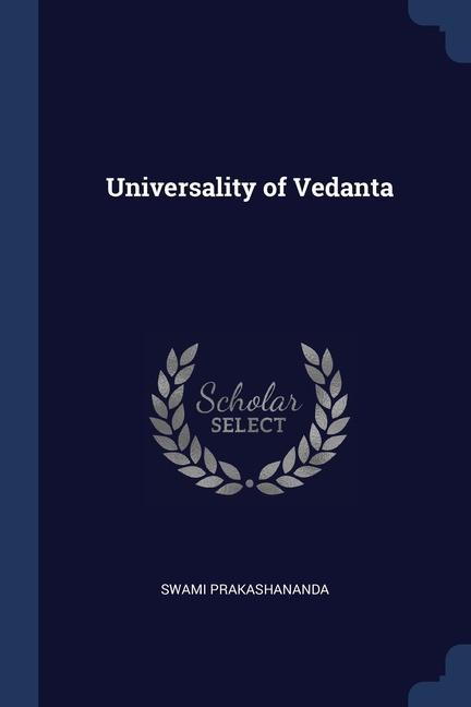 Universality of Vedanta