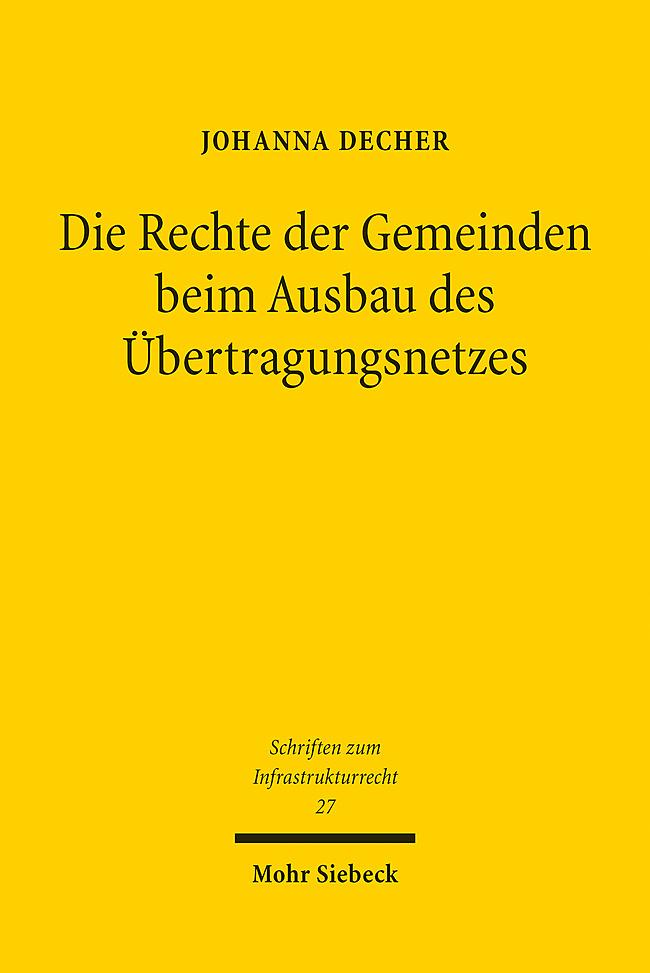 Die Rechte der Gemeinden beim Ausbau des Übertragungsnetzes