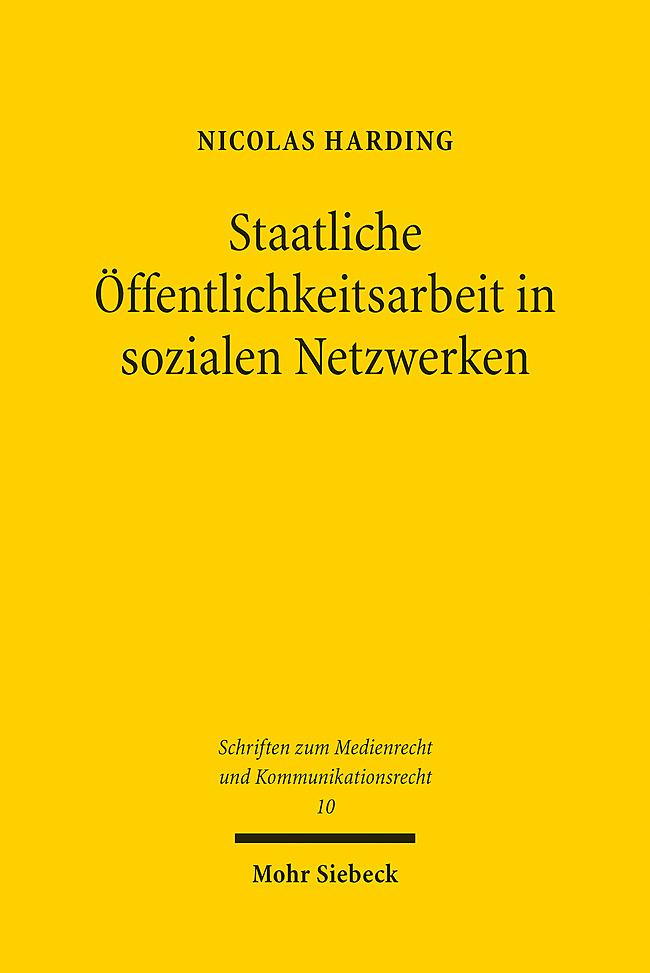 Staatliche Öffentlichkeitsarbeit in sozialen Netzwerken