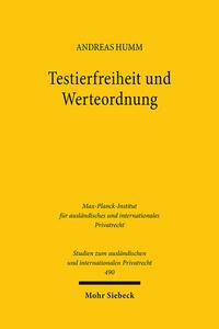 Testierfreiheit und Werteordnung