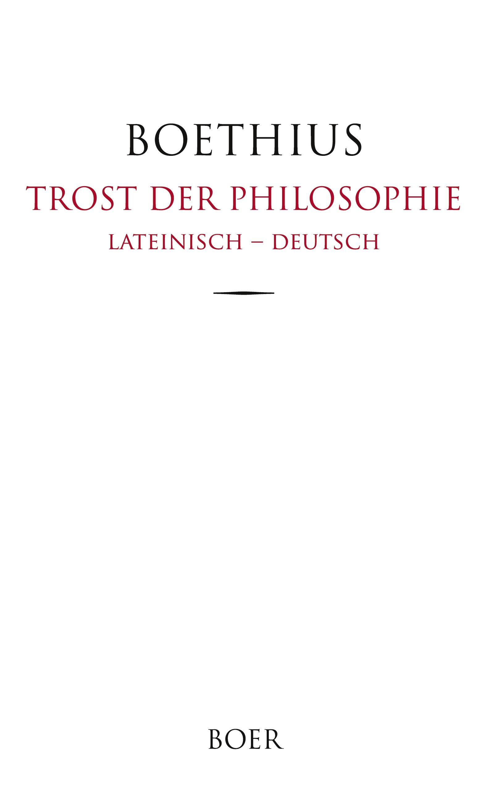 Trost der Philosophie