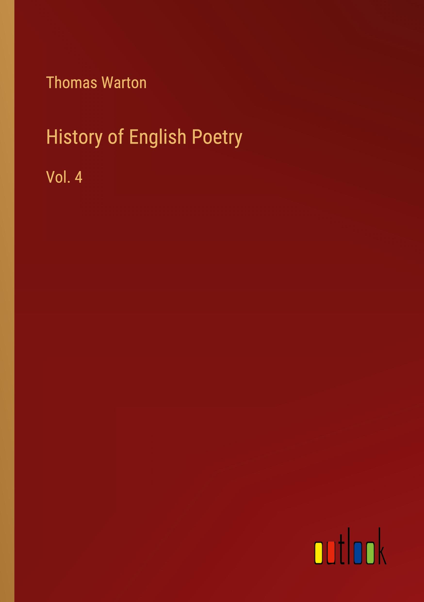 History of English Poetry