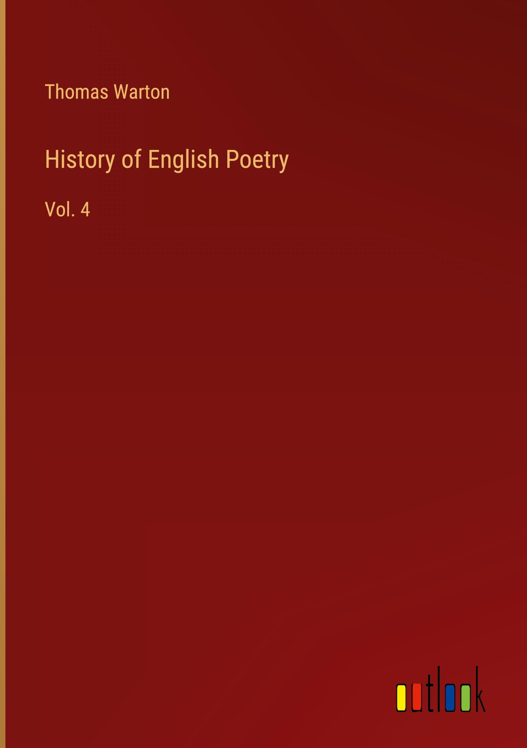 History of English Poetry