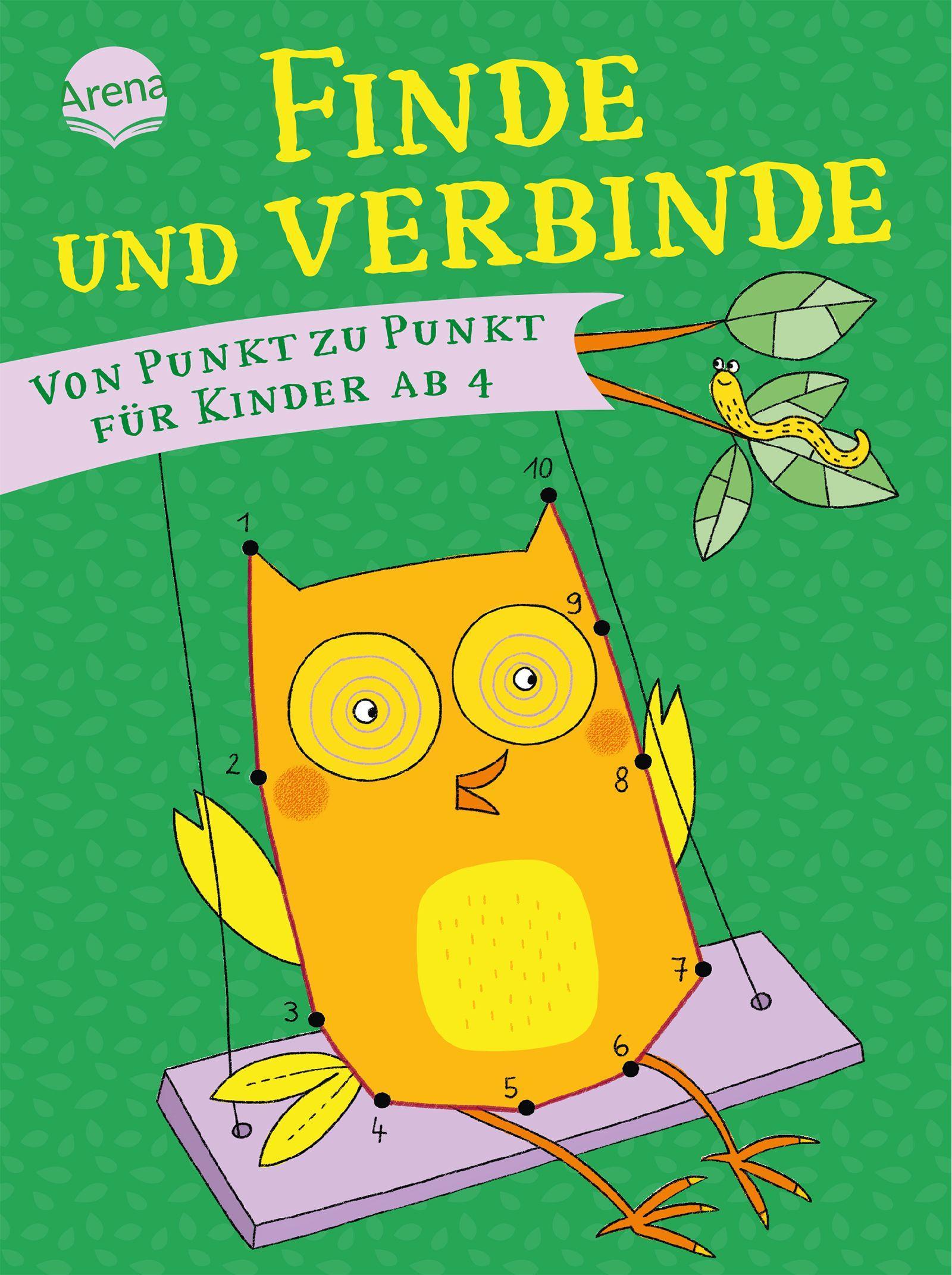 Finde und Verbinde. Von Punkt zu Punkt für Kinder ab 4