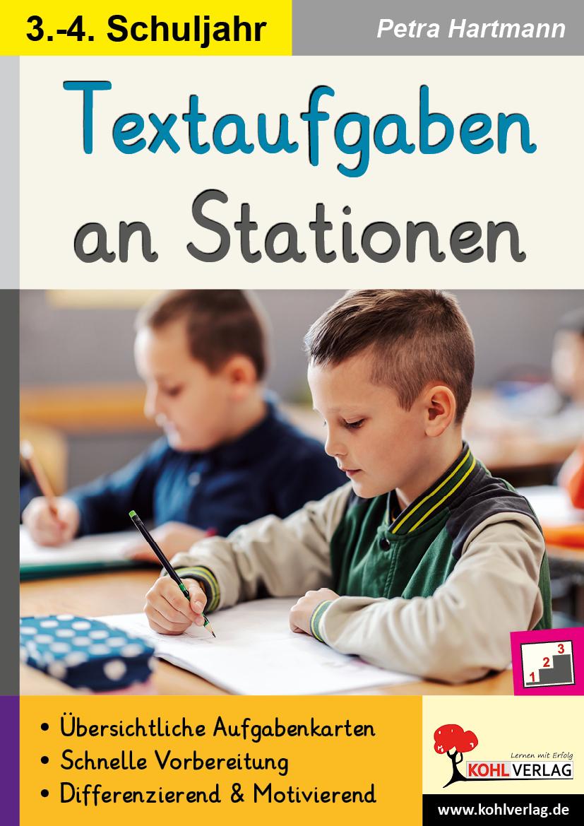 Textaufgaben an Stationen / Klasse 3-4