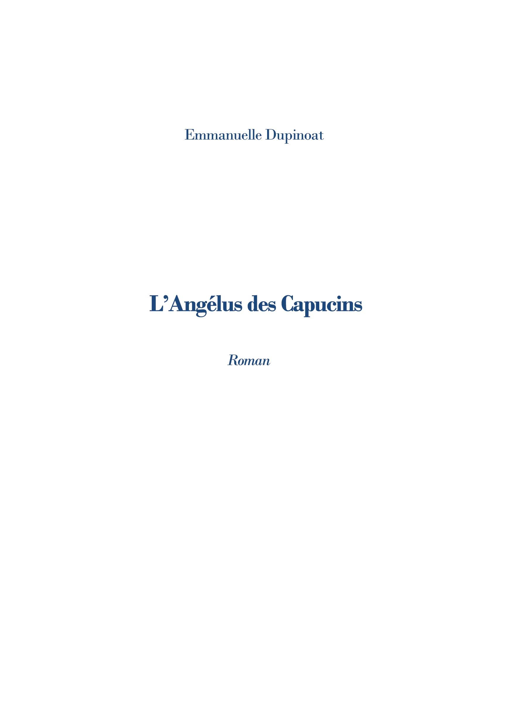 L'Angélus des Capucins