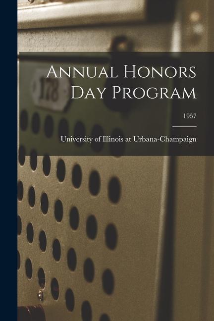 Annual Honors Day Program; 1957