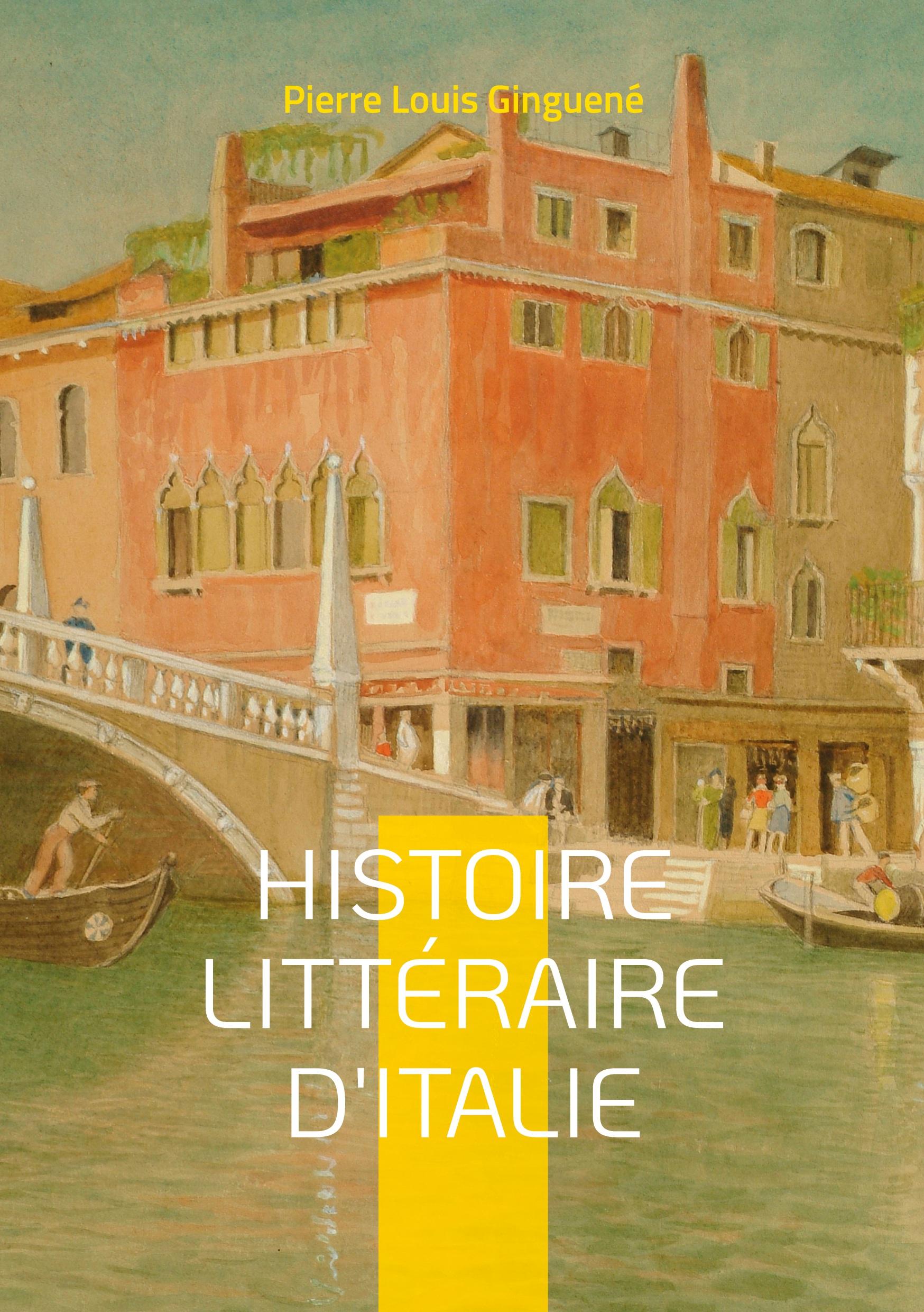 Histoire Littéraire D'italie