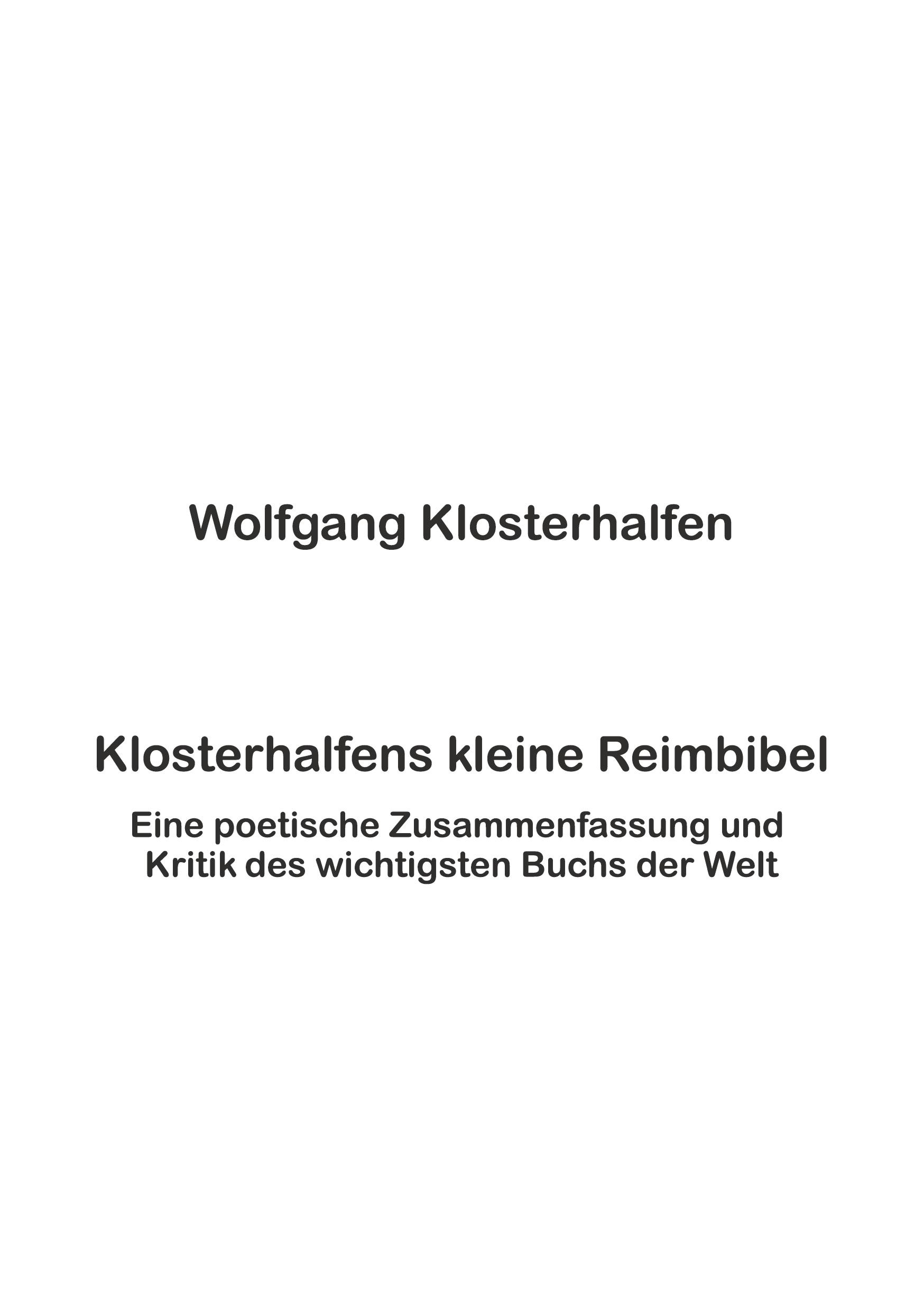 Klosterhalfens kleine Reimbibel