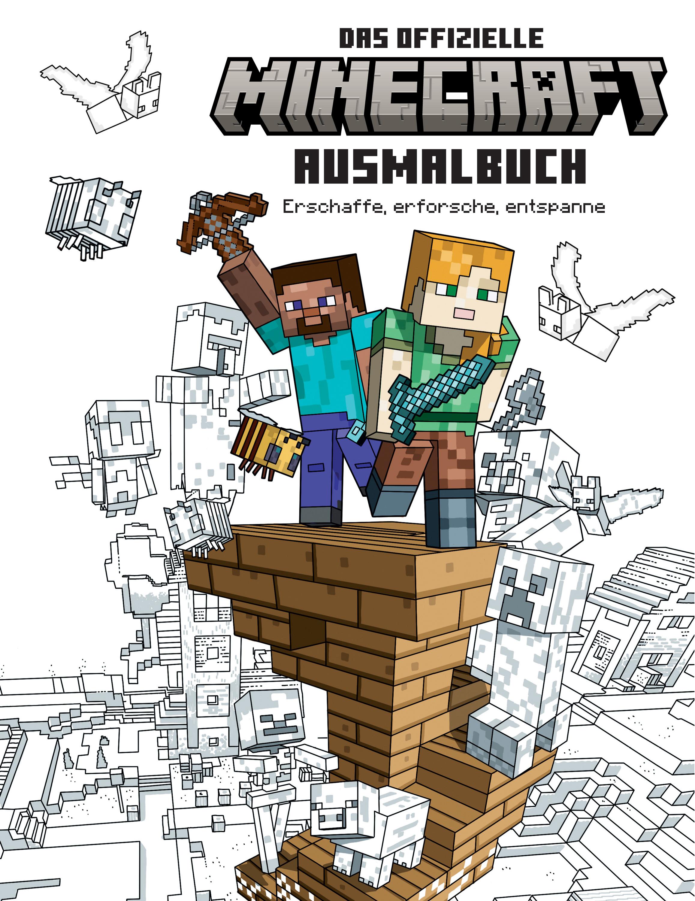 Das offizielle Minecraft Ausmalbuch