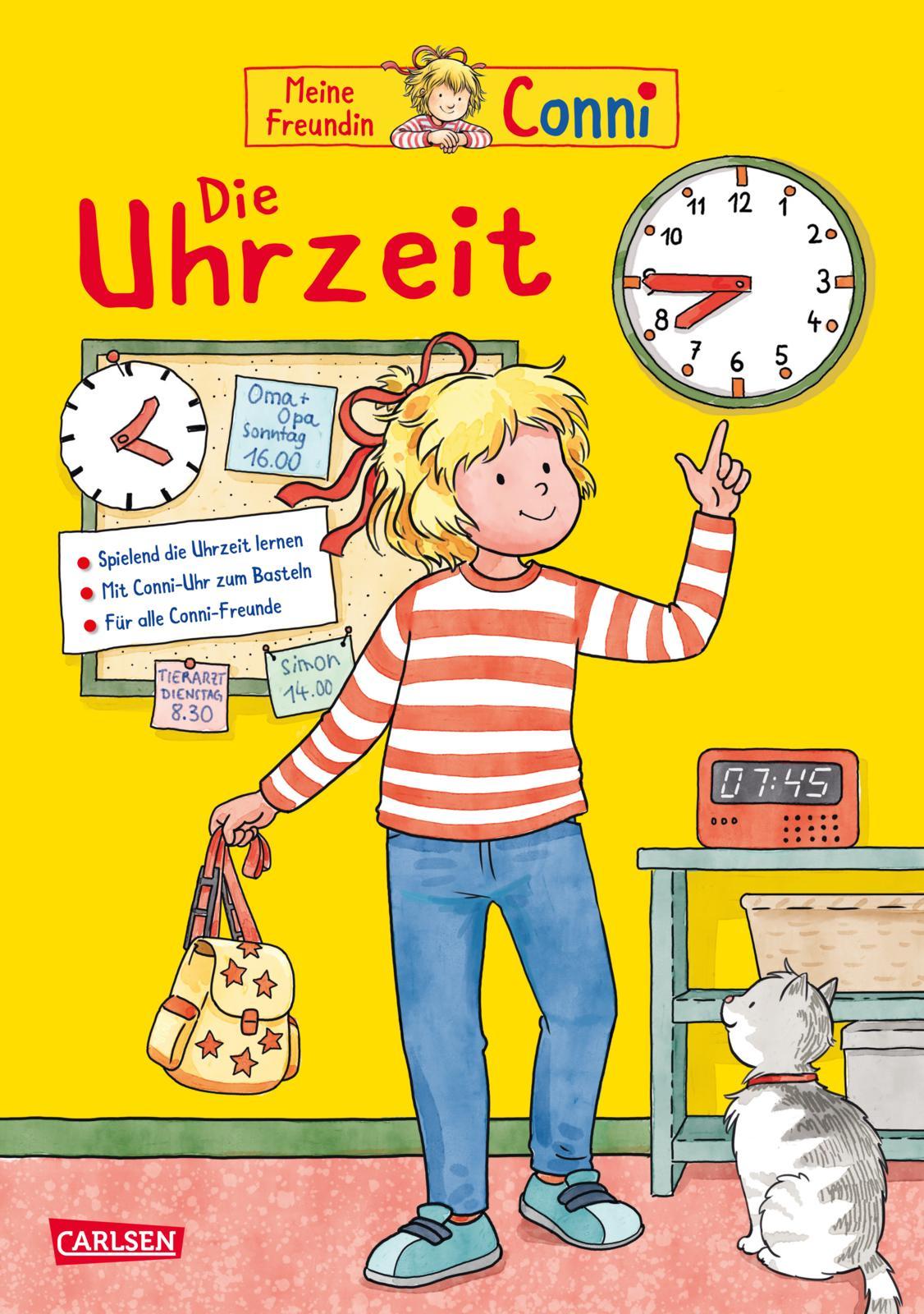 Conni Gelbe Reihe (Beschäftigungsbuch): Die Uhrzeit | Der Klassiker komplett überarbeitet