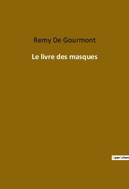 Le livre des masques