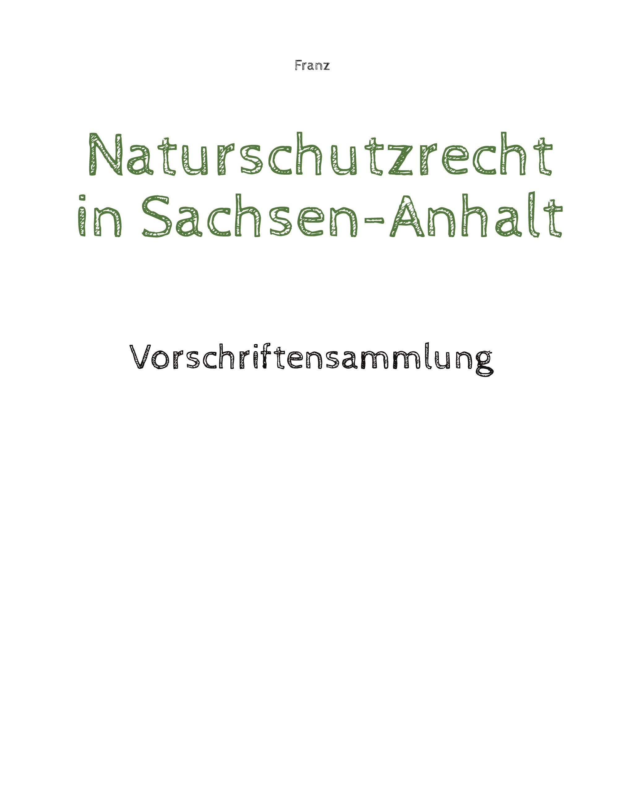 Naturschutzrecht in Sachsen-Anhalt