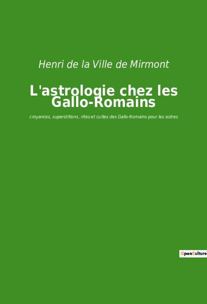 L'astrologie chez les Gallo-Romains