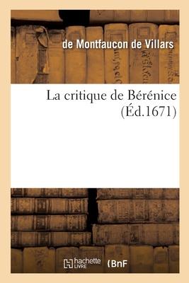 La critique de Bérénice