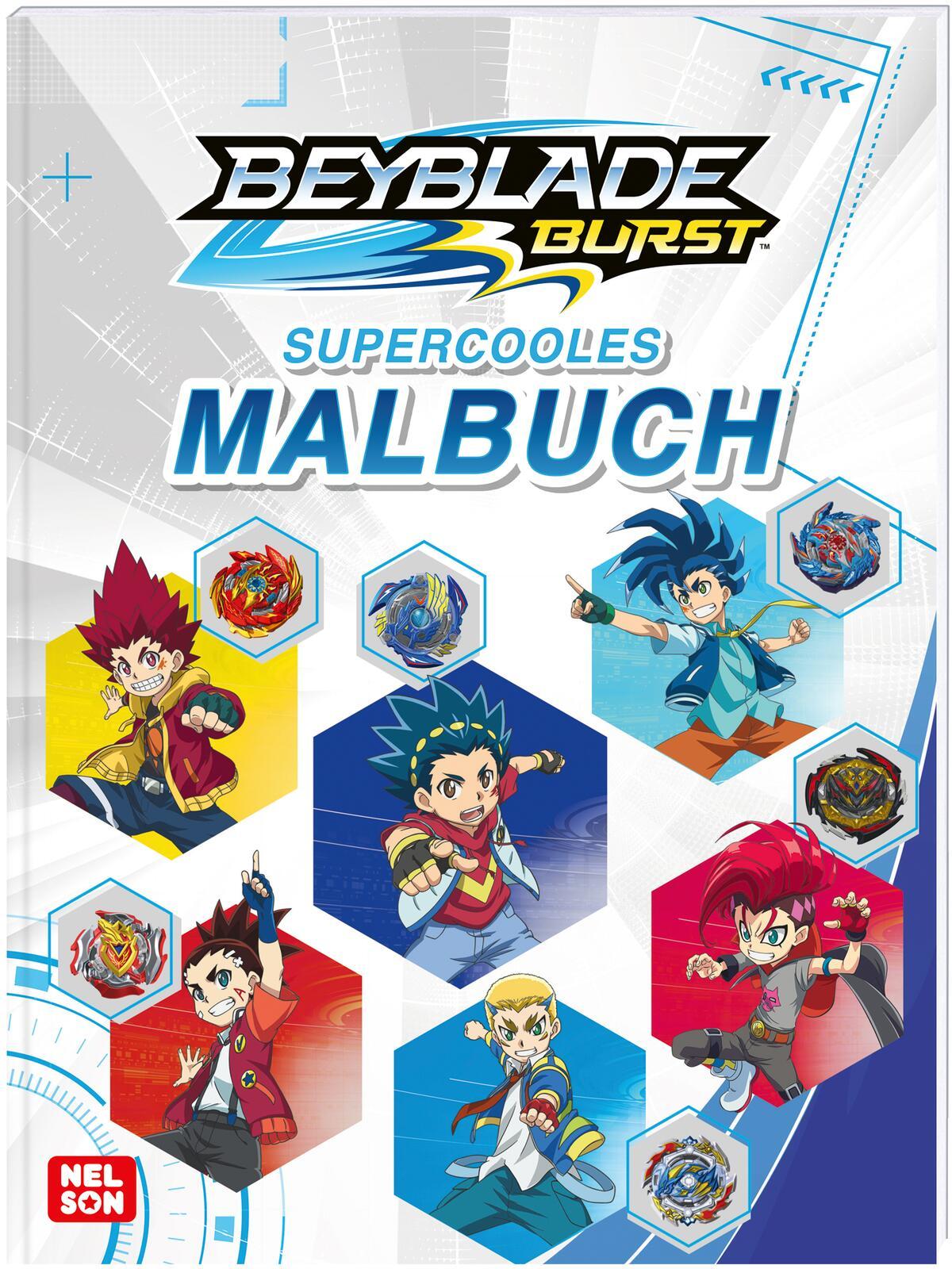 Beyblade Burst: Supercooles Malbuch