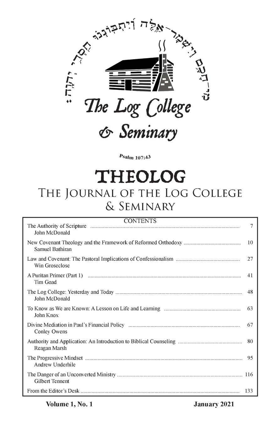 Theolog, Volume 1, Number 1