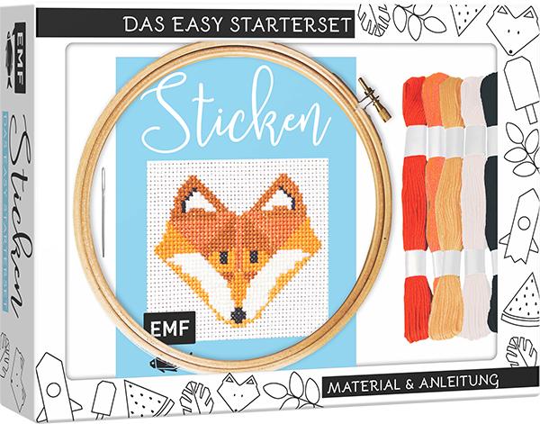 Sticken - das Easy Starterset für dekorative Kreuzstichmotive