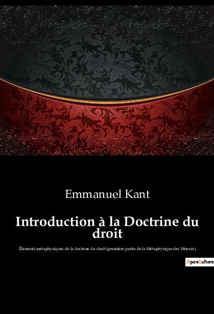 Introduction à la Doctrine du droit