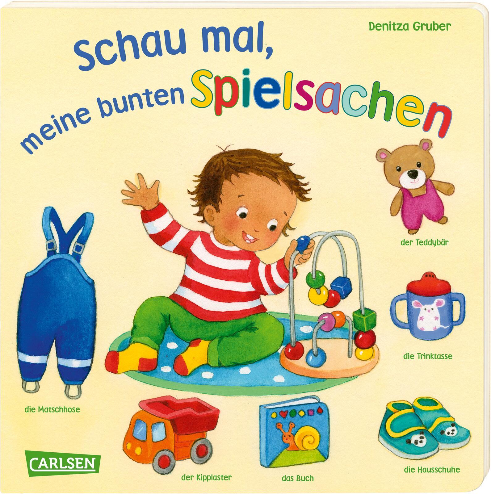 Schau mal, meine bunten Spielsachen