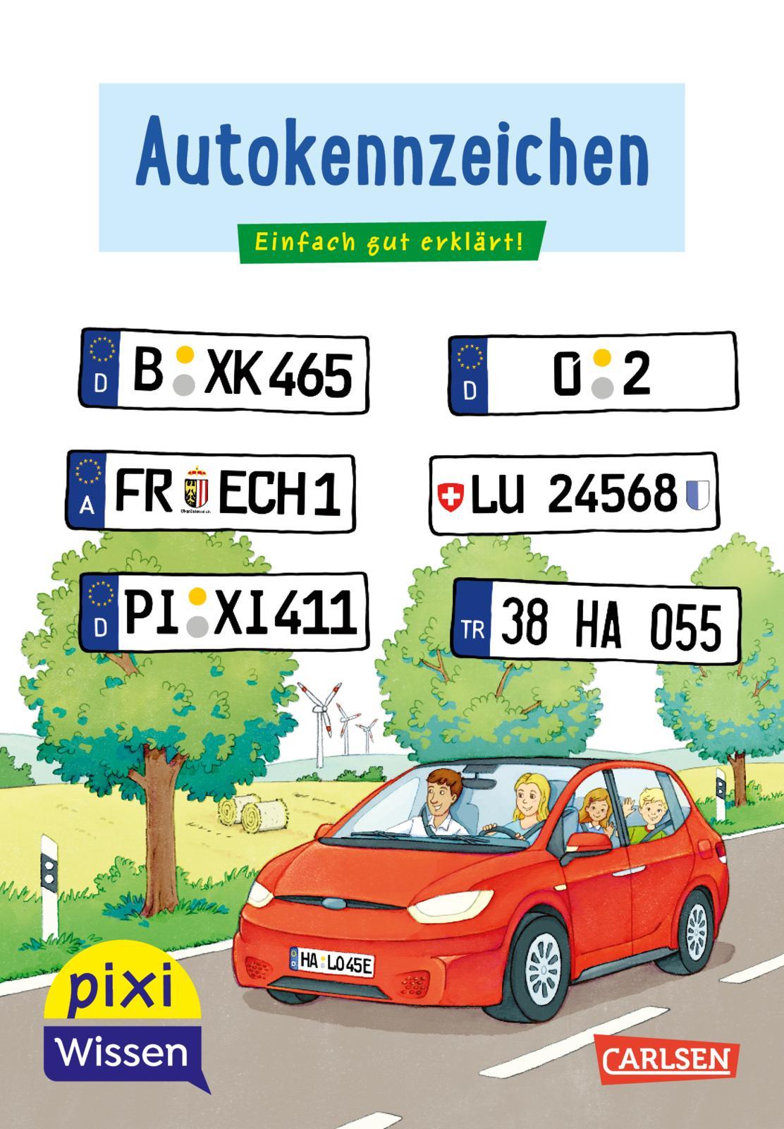 Pixi Wissen 102: VE5 Autokennzeichen