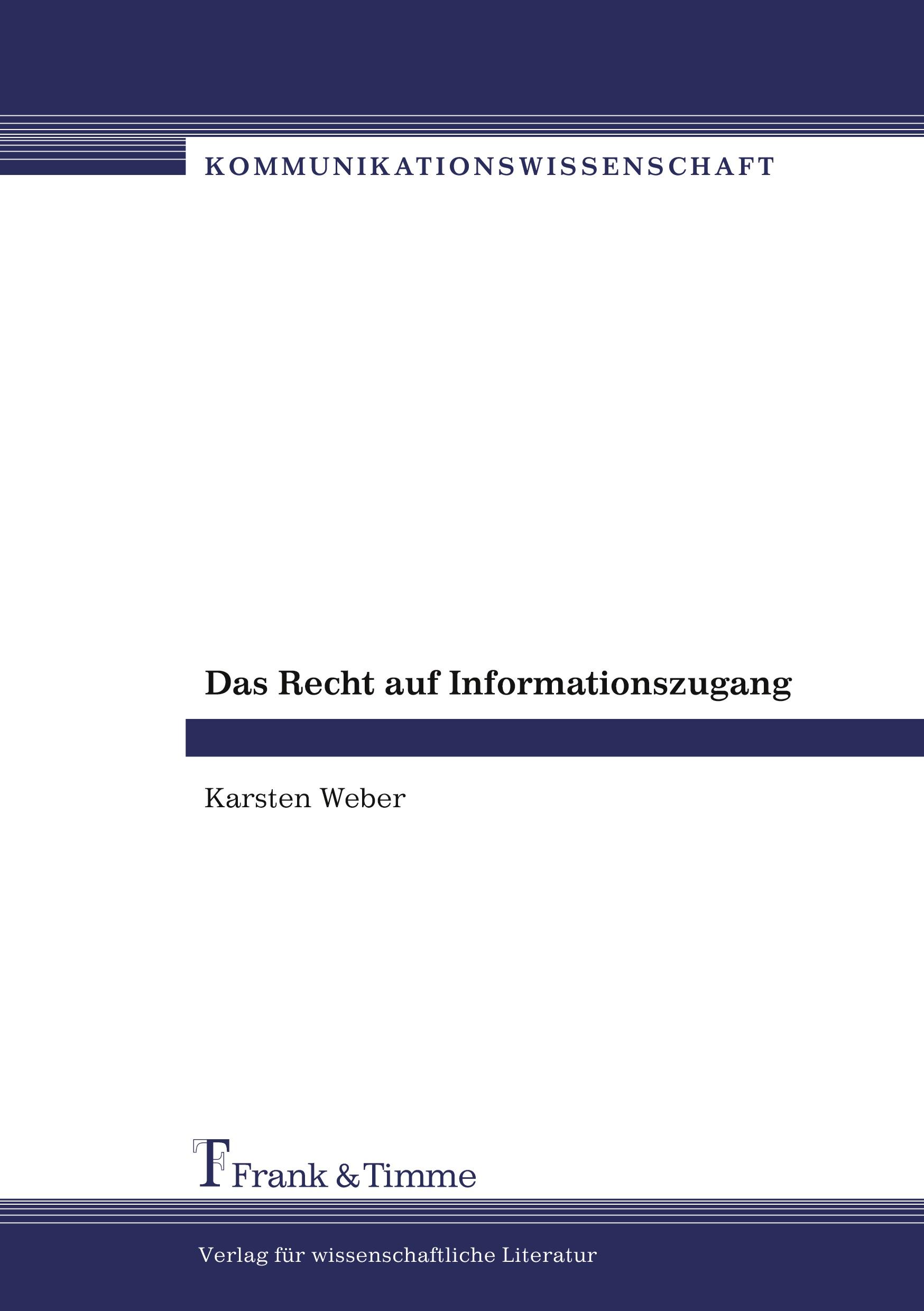 Das Recht auf Informationszugang