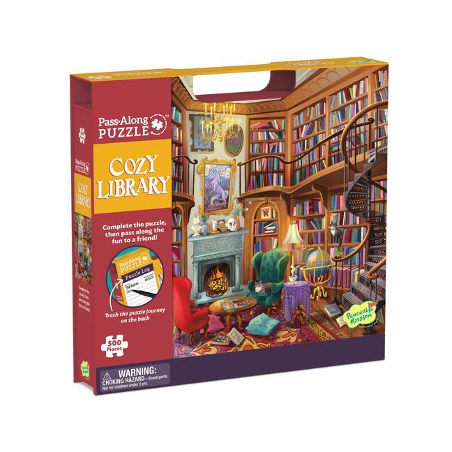 Pass Along Puzzle - Cozy Library