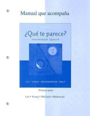 Manual Que Acompana Que Te Parece?