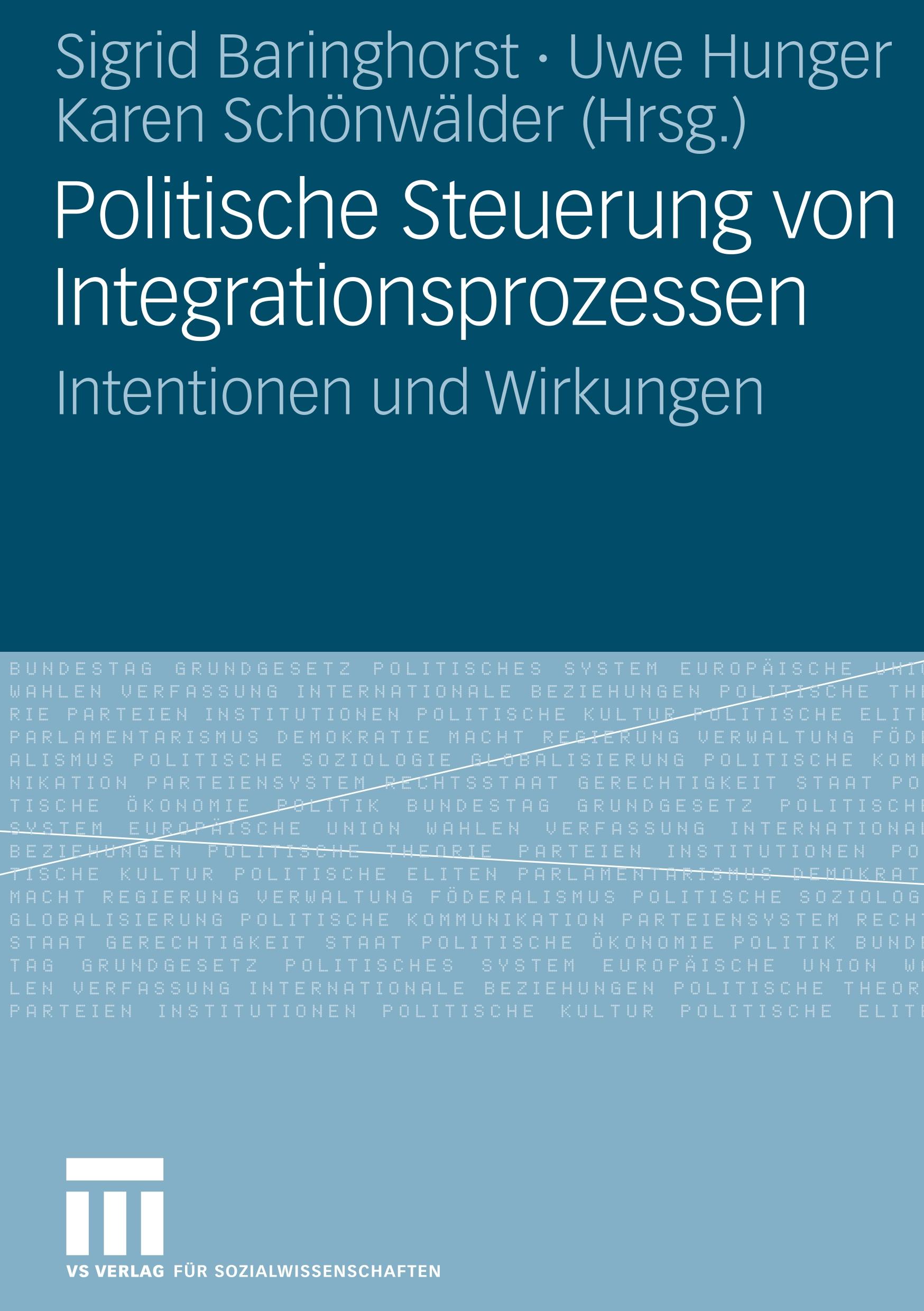 Politische Steuerung von Integrationsprozessen