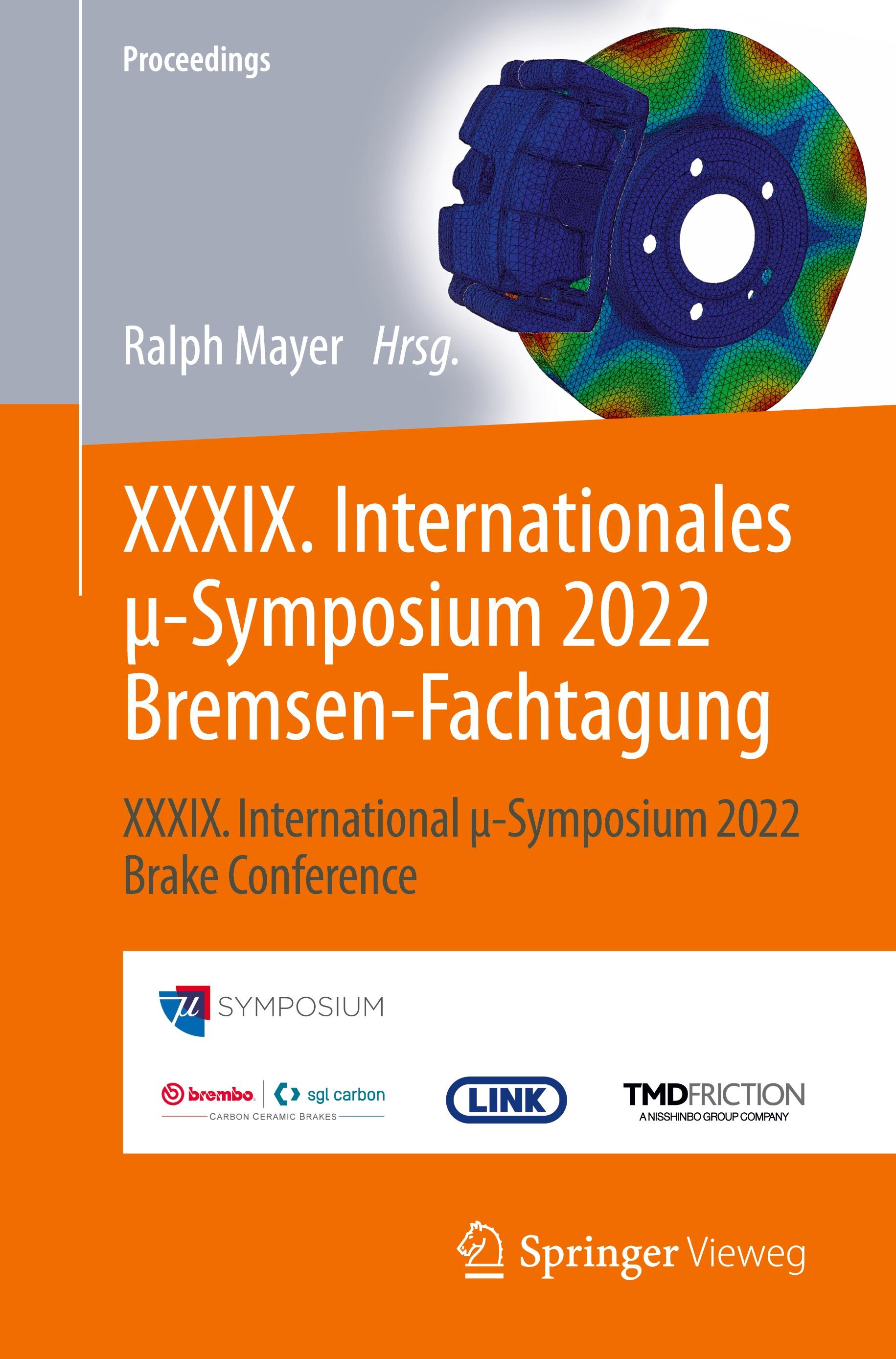 XXXIX. Internationales ¿-Symposium 2022 Bremsen-Fachtagung