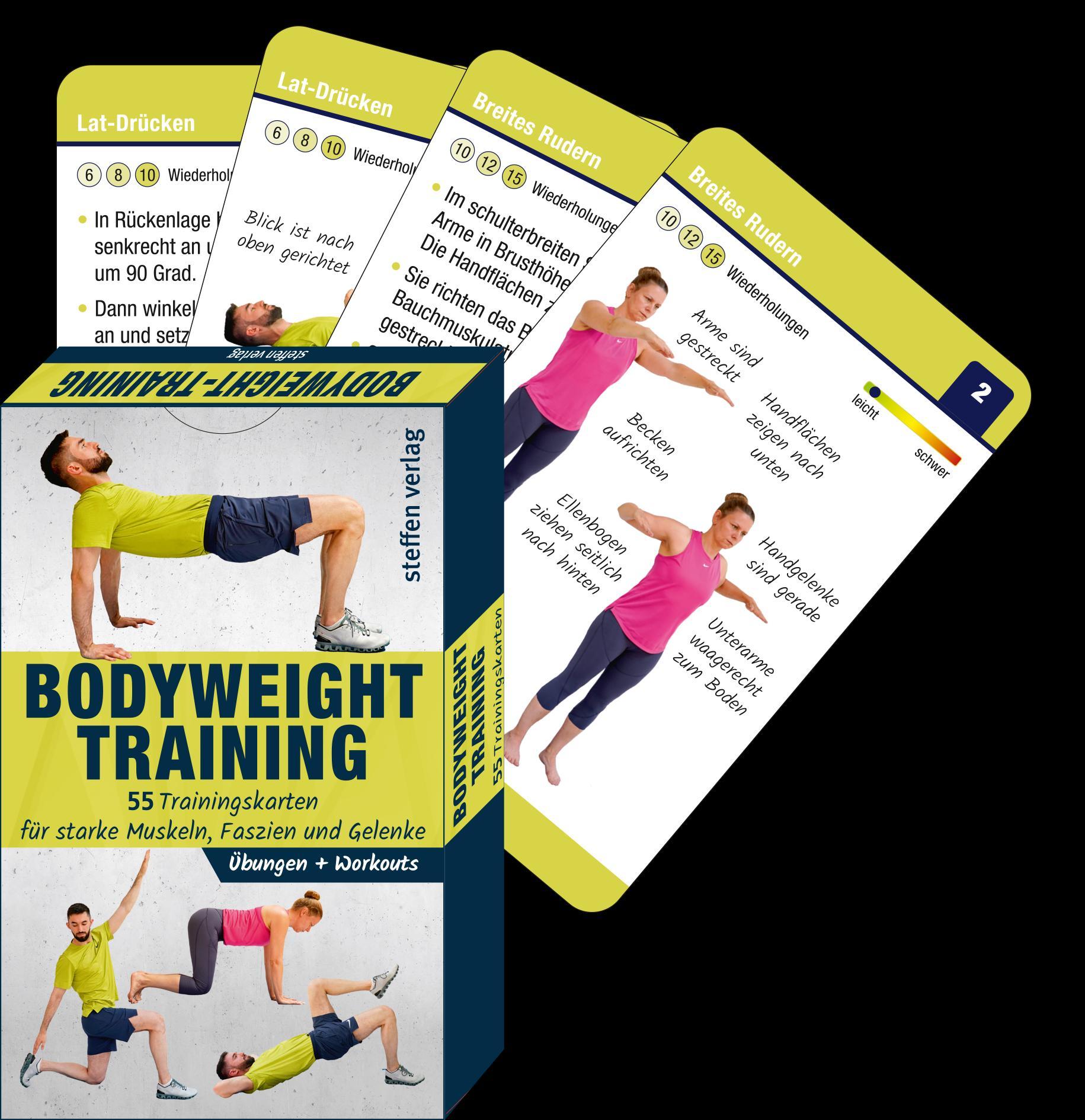 Trainingskarten Bodyweight-Training