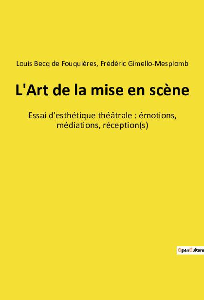 L'Art de la mise en scène