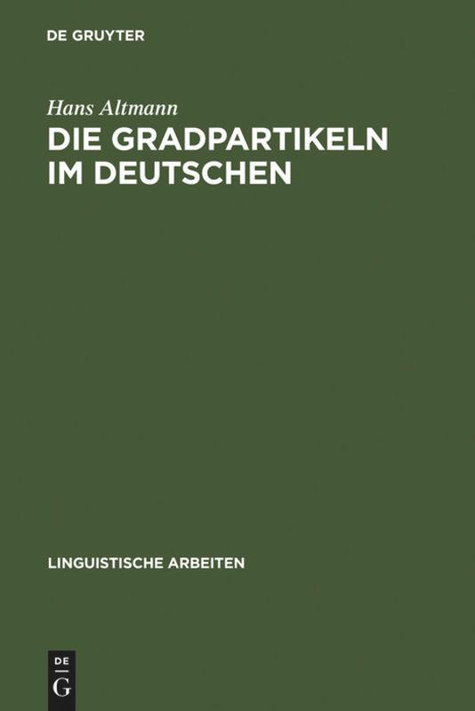 Die Gradpartikeln im Deutschen