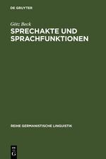 Sprechakte und Sprachfunktionen