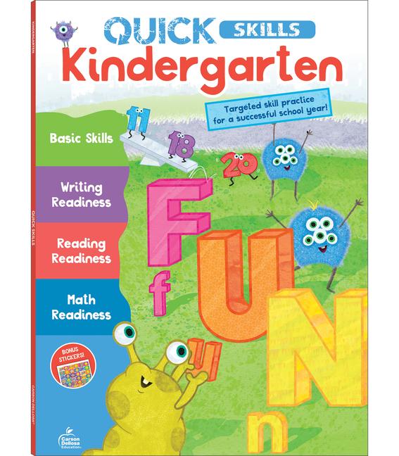 Quick Skills Kindergarten Workbook