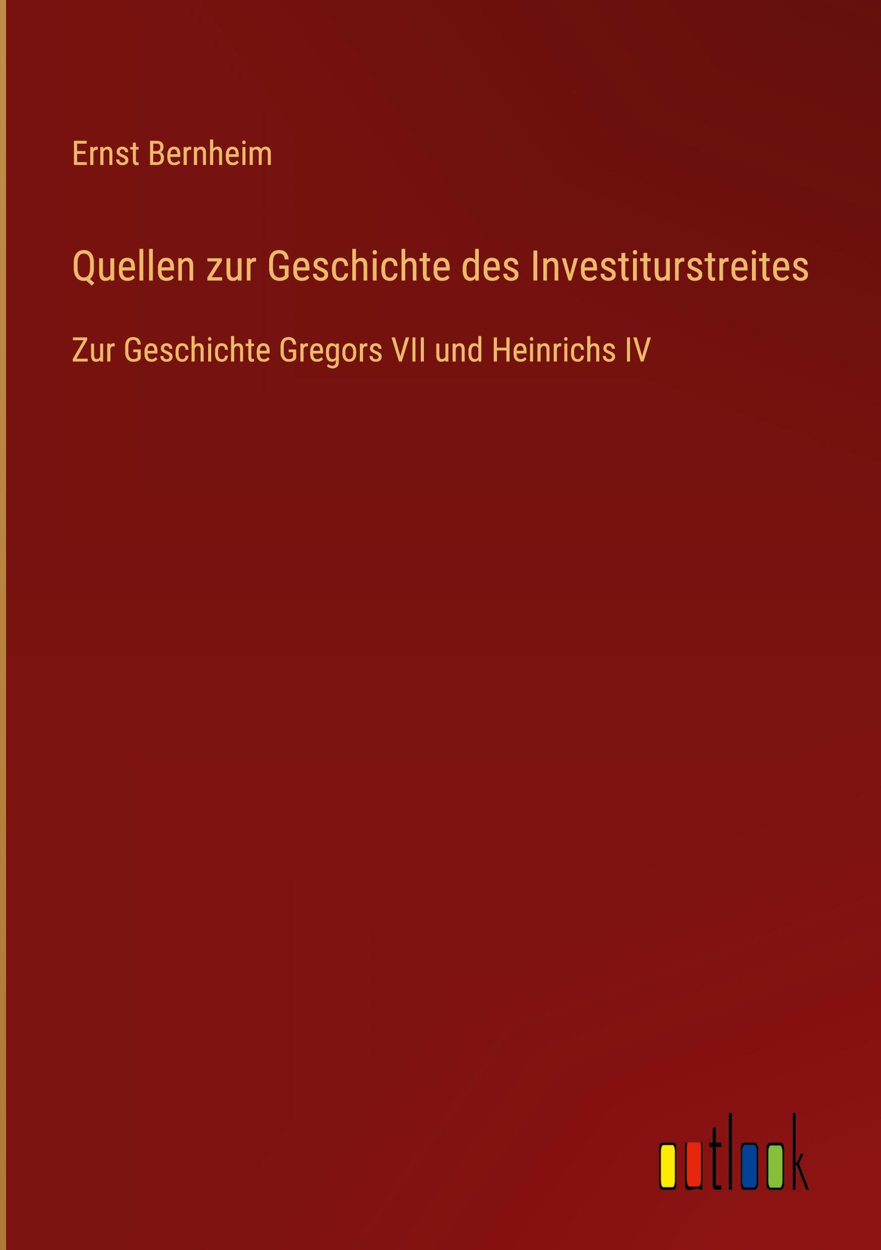 Quellen zur Geschichte des Investiturstreites