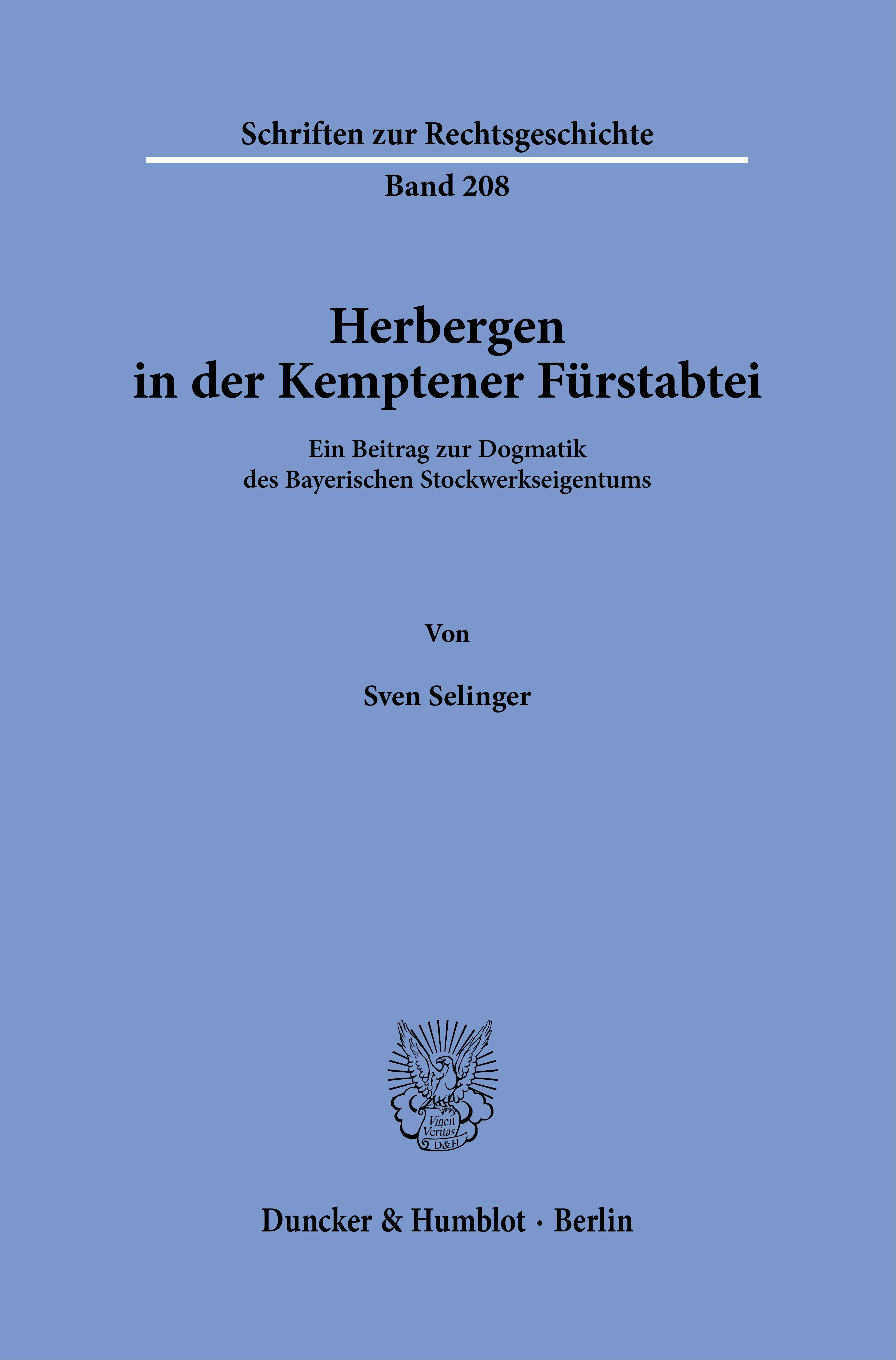 Herbergen in der Kemptener Fürstabtei