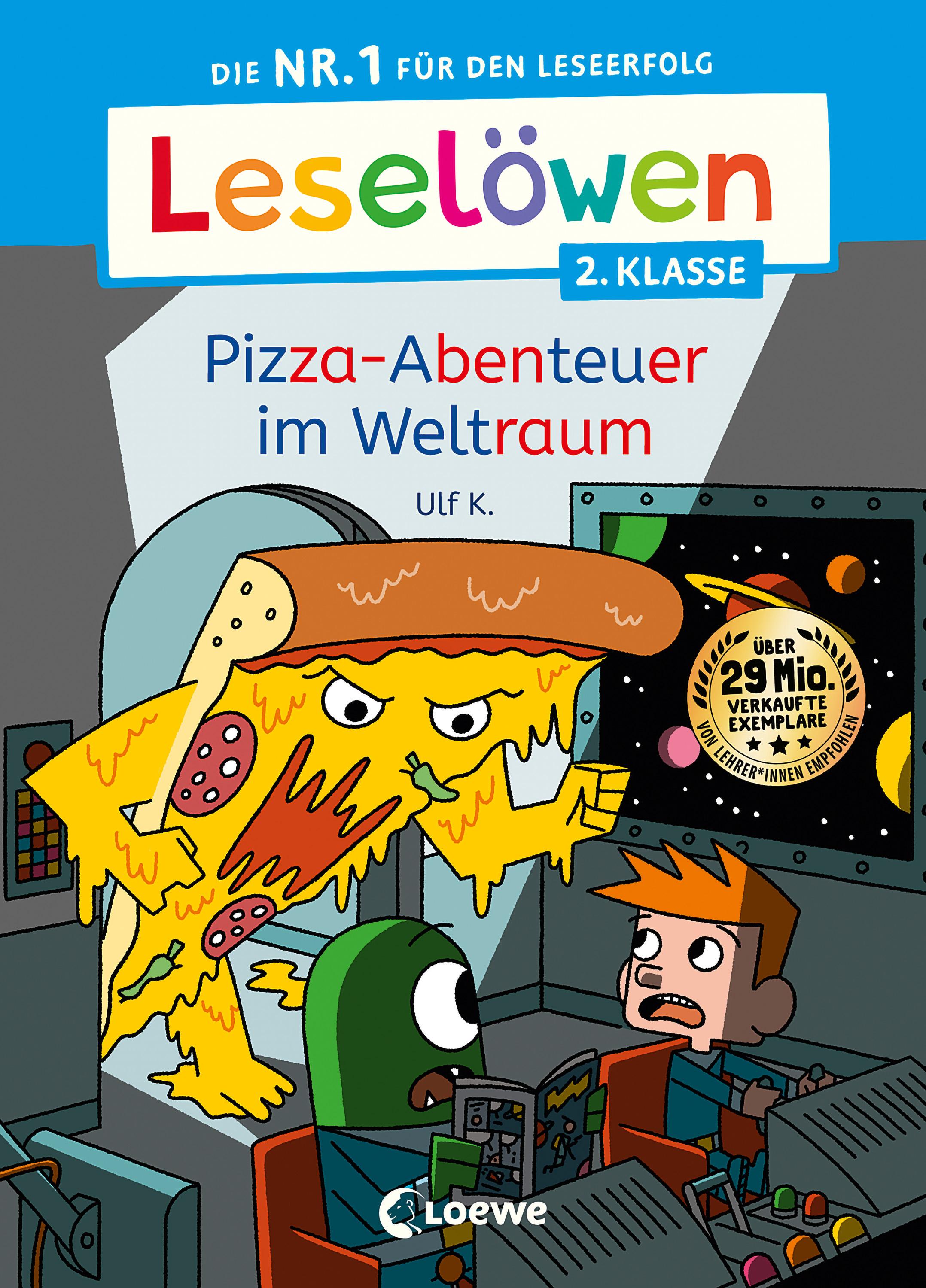 Leselöwen 2. Klasse - Pizza-Abenteuer im Weltraum