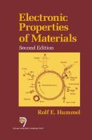 Electronic Properties of Materials