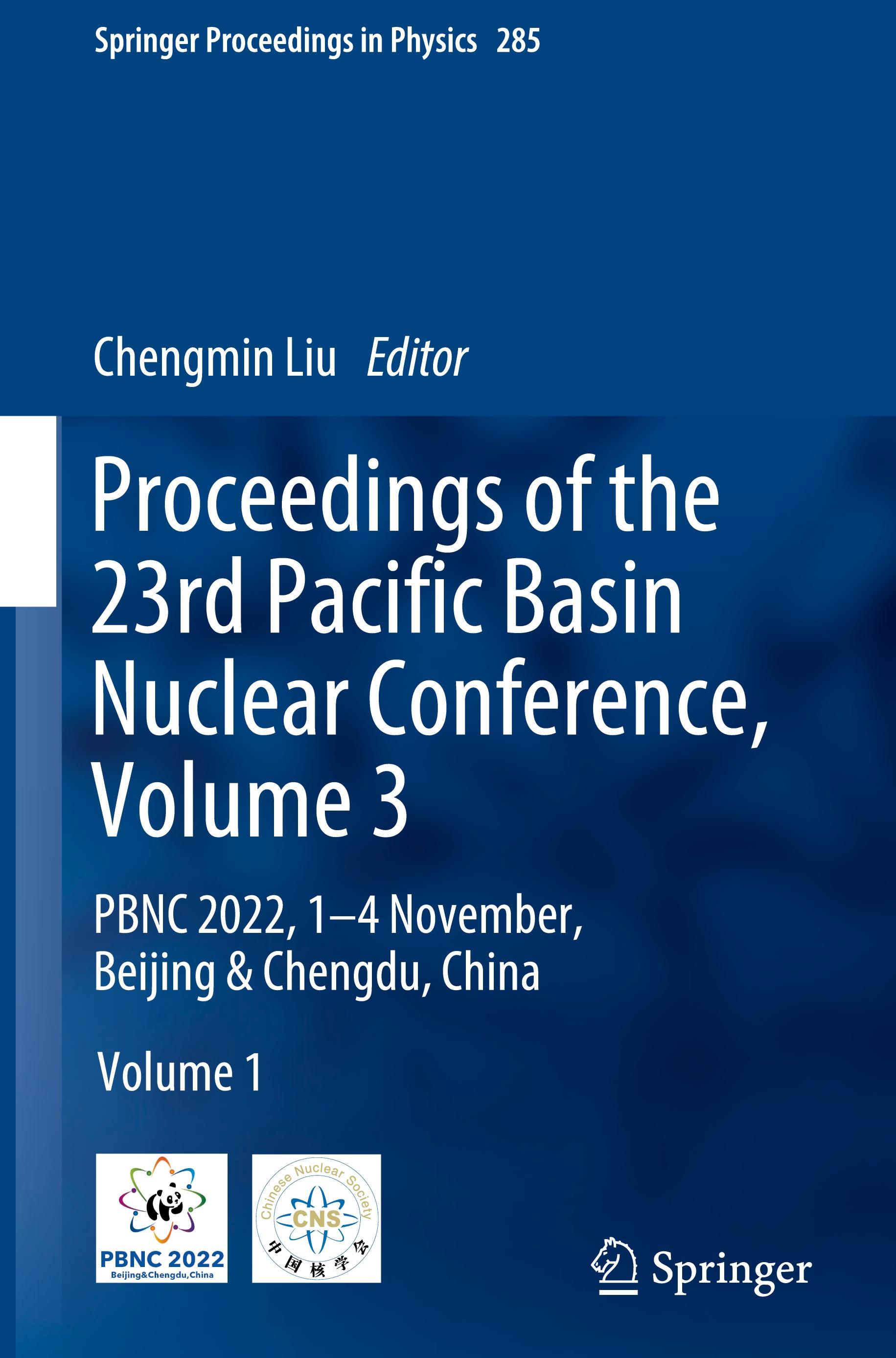 Proceedings of the 23rd Pacific Basin Nuclear Conference, Volume 3