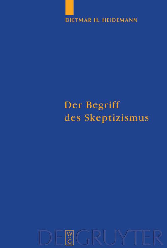 Der Begriff des Skeptizismus