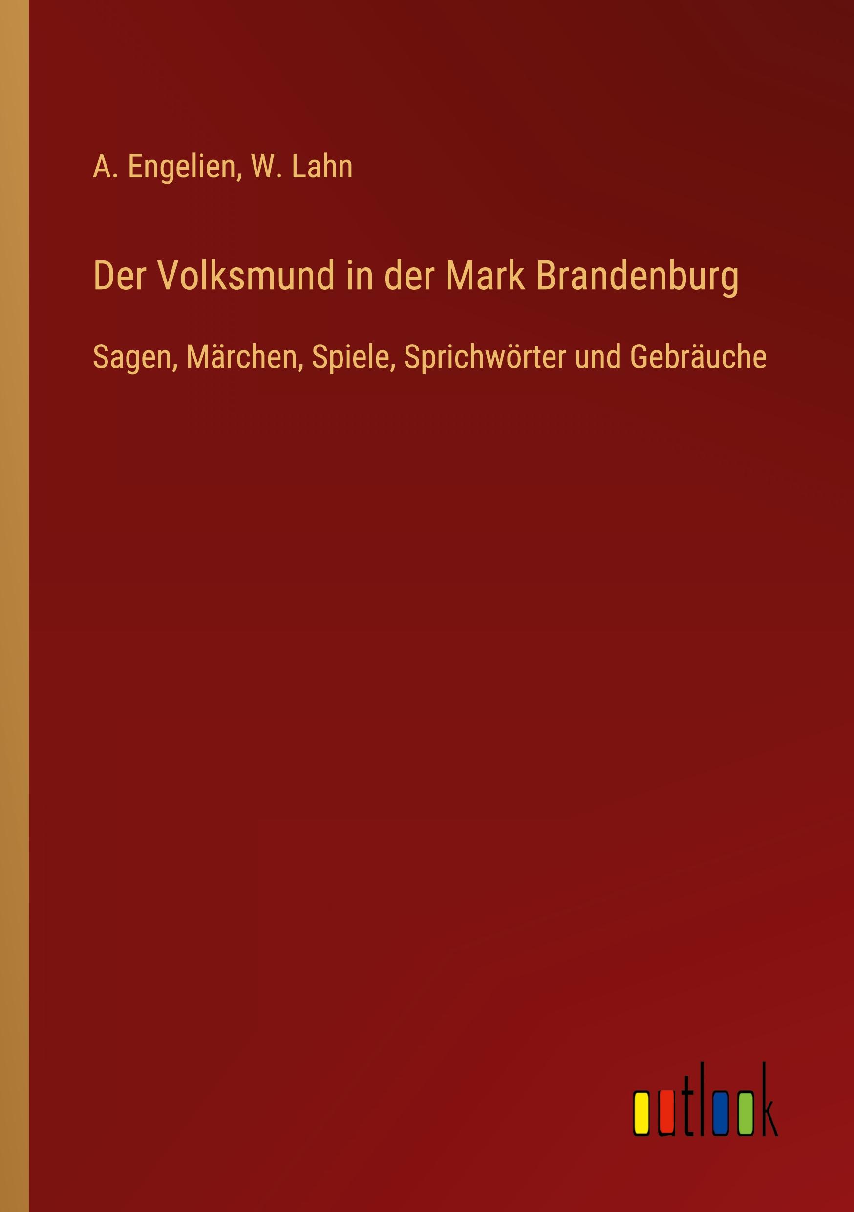 Der Volksmund in der Mark Brandenburg